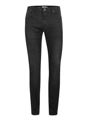 Topman Mens Black Distressed Spray On Skinny Jeans