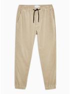 Topman Mens Stone Corduroy Cuffed Joggers