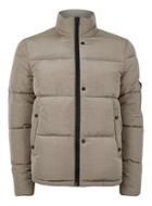 Topman Mens Stone Oat Puffer Jacket