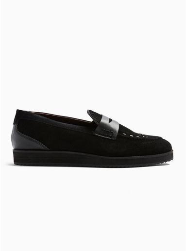 House Of Hounds Mens House Of Hounds Black Suede Bowie Penny Loafers