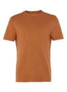 Topman Mens Brown Slim Fit T-shirt