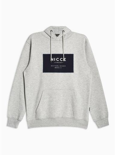 Topman Mens Nicce Grey 'mmxxiii' Hoodie