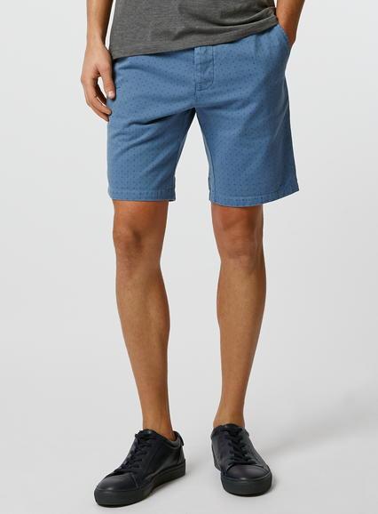 Topman Mens Blue Ditsy Arrow Chino Shorts