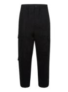 Topman Mens Aaa Black Cropped Military Style Pants