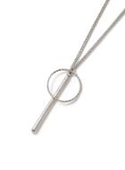 Topman Mens Silver Circle Necklace*