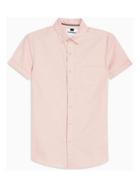 Topman Mens Light Pink Stretch Skinny Oxford Shirt