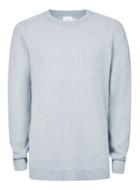 Topman Mens Ltd Blue Boucle Knit Sweater