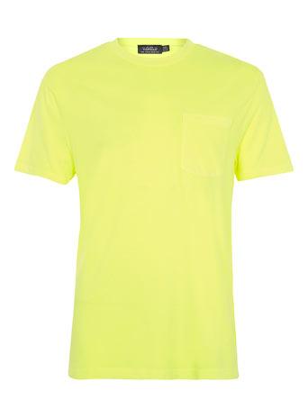 Neon Yellow Pocket T-shirt