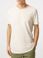 Topman Mens Stone Slub Slim Fit T-shirt