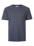 Topman Mens Selected Homme Blue Textured T-shirt