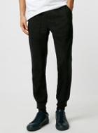 Topman Mens Blue Black Wool Blend Joggers