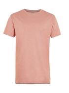 Topman Mens Pink Slub Longline T-shirt