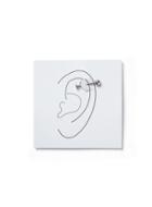 Topman Mens Silver Helix Stud Ear Piercing*