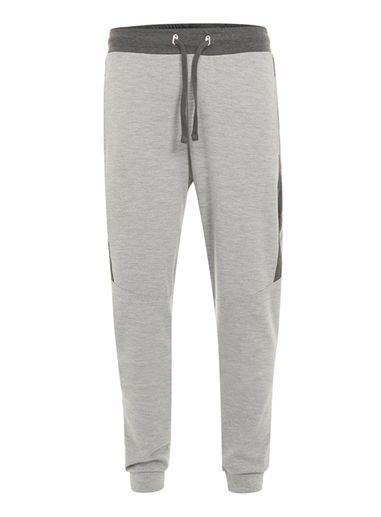 Topman Mens Grey Panelled Skinny Joggers