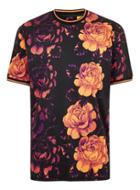 Topman Mens Purple 'rose' T-shirt