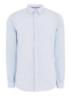 Topman Mens Selected Homme Blue Long Sleeve Shirt