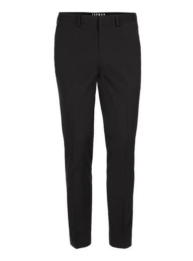 Topman Mens Black Muscle Fit Suit Pants