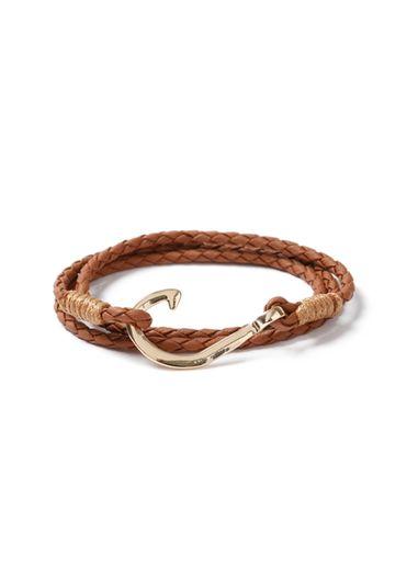 Topman Mens Brown Woven Bracelet*