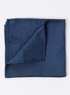 Topman Mens Blue Premium Navy Silk Pocket Square
