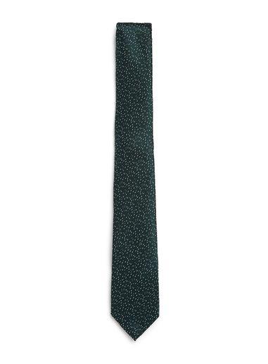 Topman Mens Green Sprinkle Print Tie