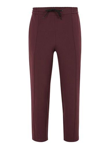 Topman Mens Red Burgundy Side Tape Smart Joggers