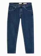 Selected Homme Mens Selected Homme Mid Blue Aldo Organic Cotton Relaxed Jeans
