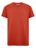 Topman Mens Orange Rust Oversized Roller T-shirt