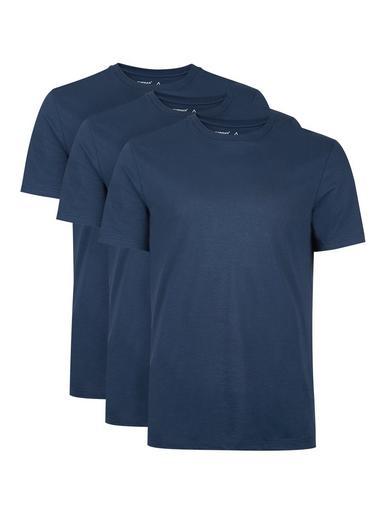 Topman Mens Blue Navy Slim T-shirt 3 Pack*