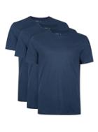 Topman Mens Blue Navy Slim T-shirt 3 Pack*