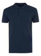Topman Mens Navy Muscle Fit Polo