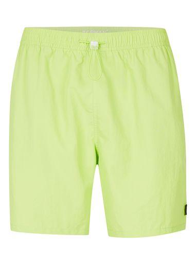Topman Mens Neon Yellow Skater Swim Shorts