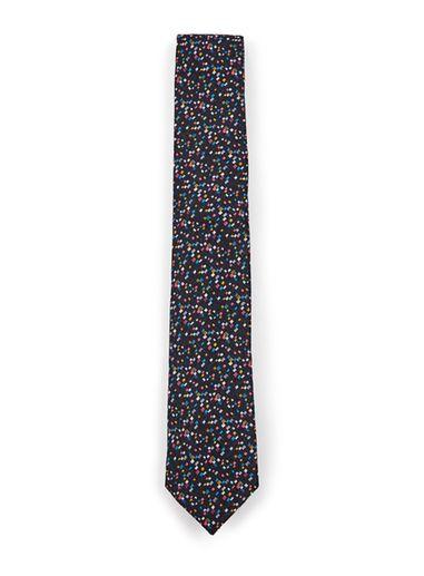 Topman Mens Multi Speckled Woven Tie
