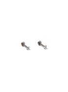 Topman Mens Silver Rhinestone Earrings*