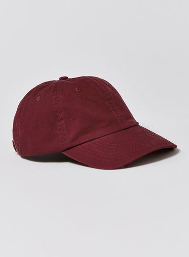 Topman Mens Red Burgundy 'outcast' Dad Cap