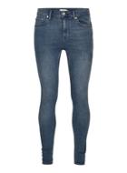 Topman Mens Washed Black Smoky Gray Super Spray On Jeans