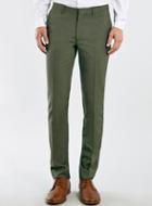 Topman Mens Green Khaki Ultra Skinny Fit Suit Pants