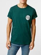 Topman Mens Green Washington T-shirt