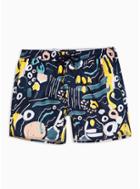 Native Youth Mens Multi Native Youth Nostalgia Swim Shorts