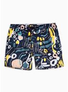 Native Youth Mens Multi Native Youth Nostalgia Swim Shorts