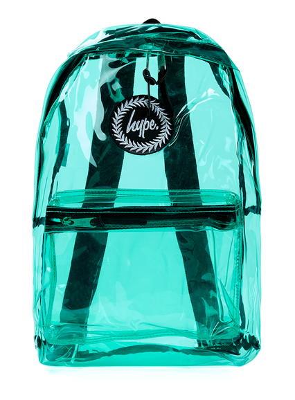 Topman Mens Blue Hype Transparent Mint Backpack*