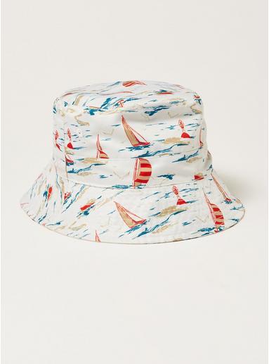 Topman Mens Multi Printed Reverse Bucket Hat