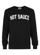Topman Mens London Co. Black Hot Sauce Slogan Sweatshirt*
