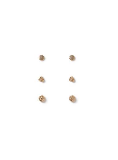Topman Mens Gold Stud Earrings*