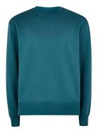 Topman Mens Green Teal Classic Sweatshirt