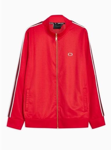 Criminal Damage Mens Criminal Damage Red Track Top