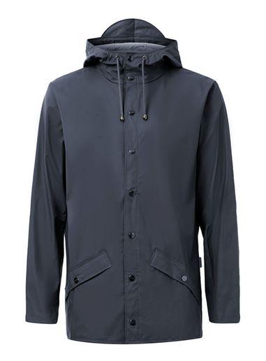 Topman Mens Blue Rains Navy Rain Jacket