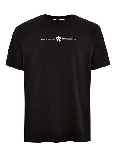 Topman Mens Black 'ny' T-shirt