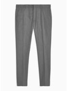 Topman Mens Grey Super Skinny Fit Suit Trousers
