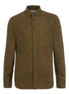 Topman Mens Yellow Ltd Camel Big Pocket Shirt