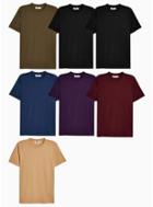 Topman Mens Multi Assorted Color T-shirts 7 Pack*